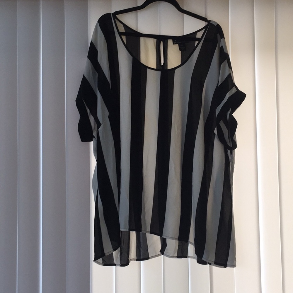 striped tunic top